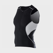 wholesale black and grey marathon tank top