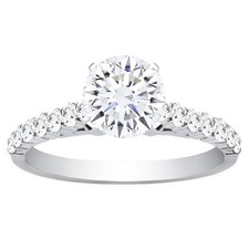 Josephine 14K White Gold Diamond Engagement Ring; 0.35 ctw