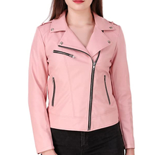 Womens candy pink reusable jacket