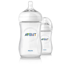 Philips Avent Natural Bottle 9oz/260ml - 2 Pack - bottles - Mothercare