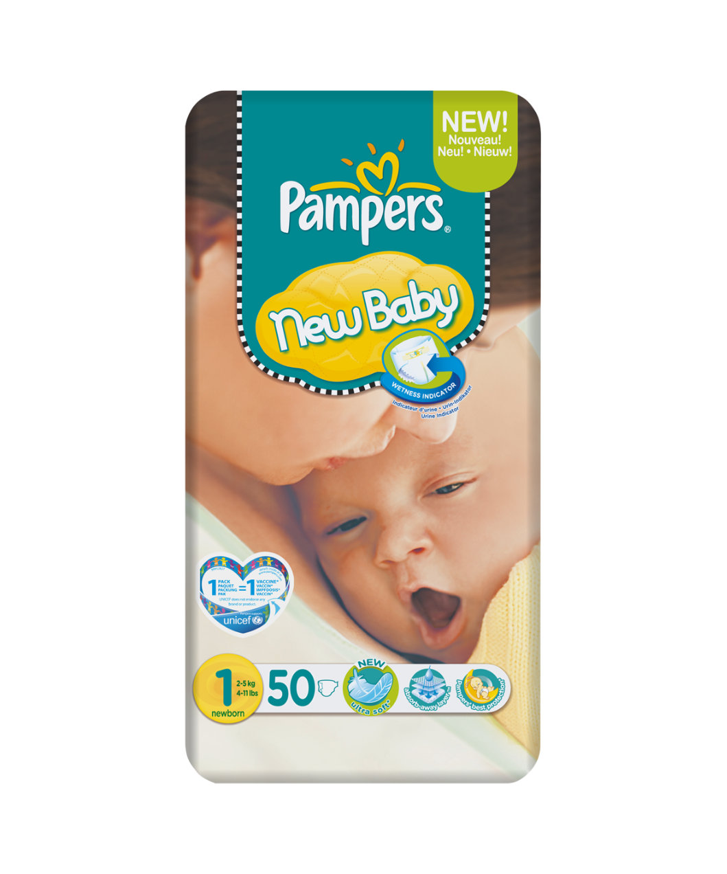 Pampers New Baby Size 1 Nap...