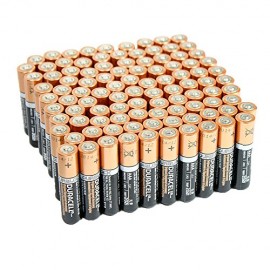 100 AAA Duracell Batteries
