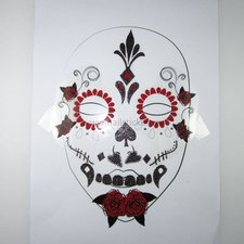 Holloween Full Make Up FaceTattoos Manufacturer