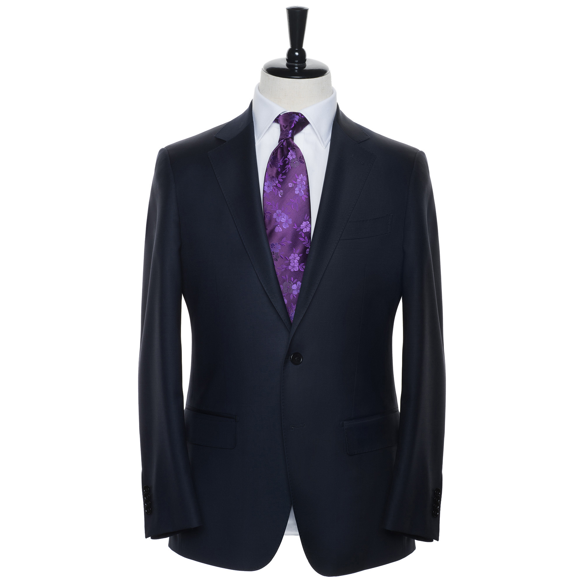 Navy Blue Solid - Slim Fit