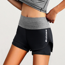 Reusable black and gray women’s shorts