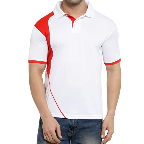 Mens white and red sustaina...