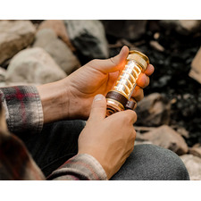 The Vintage-inspired Edison Light Stick Outdoor Lantern and Flashlight