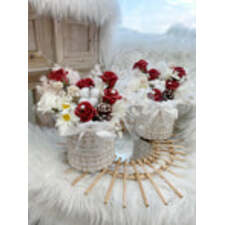 Vday Pearl Soap Box ( Red roses )