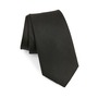 NORDSTROM Haley Solid Silk Tie, Main, color, BLACK