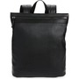 TED BAKER LONDON Faux Leather Backpack, Main, color, BLACK