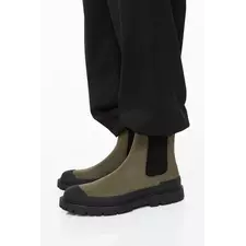 Chunky Chelsea Boots - Khaki green - Men 