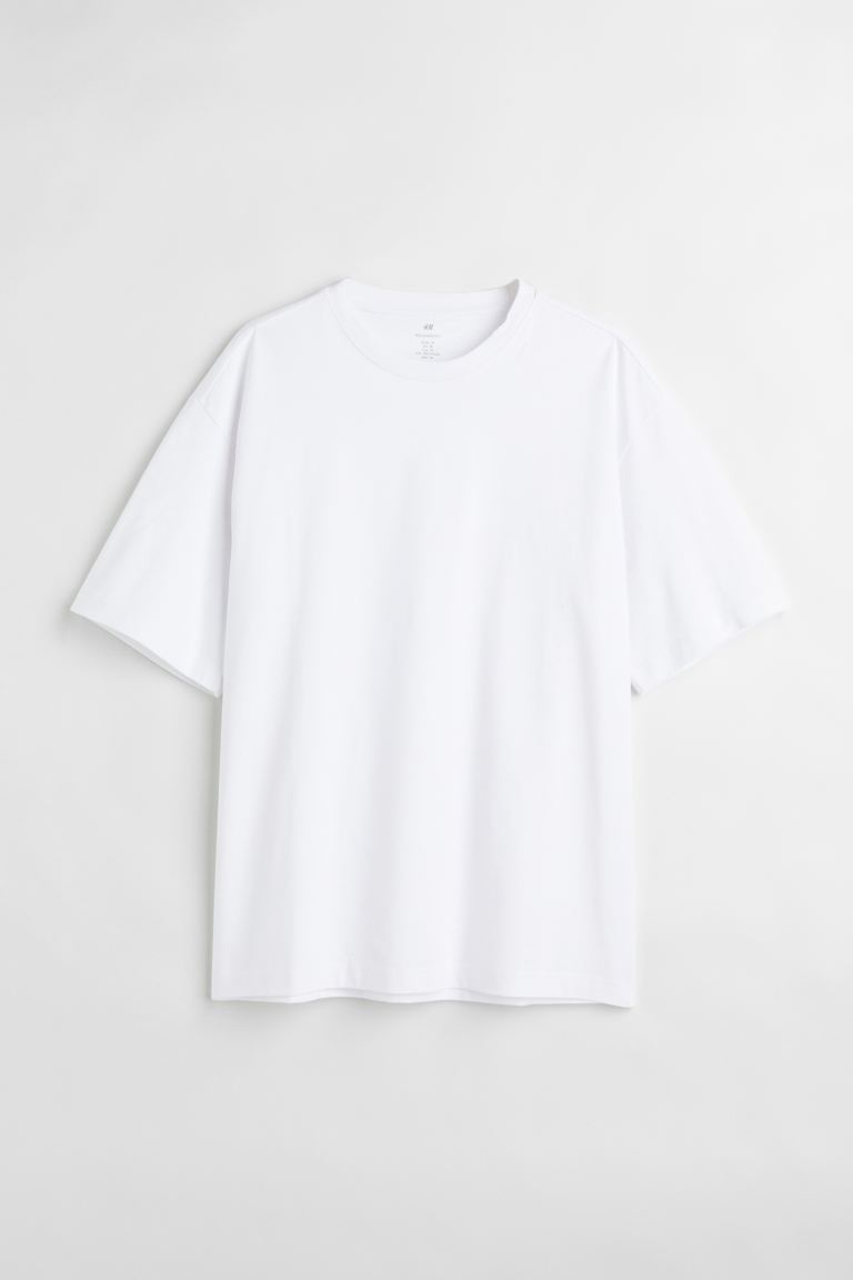 Relaxed Fit T-shirt - White - Men 