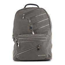 The Yorkville Suede Zipper Backpack in Black