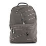 The Yorkville Suede Zipper Backpack in Black