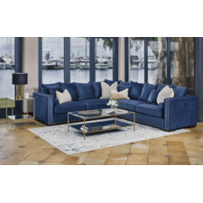Casablanca Corner Lounge - Royal Blue