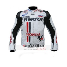 Honda Repsol 40th Anniversary Biker Leather Jacket