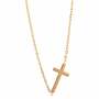 14K Gold Plated Cross Necklace