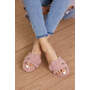 Weeboo Here For You Faux Fur Sandal Slides
