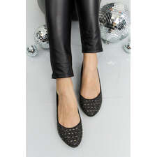 Forever Link Rhinestone Pointed Toe Flats