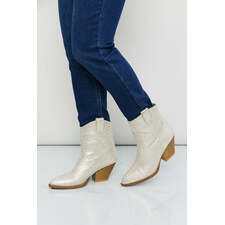 Forever Link Glitter Pointed Toe Booties