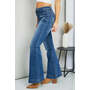 RISEN Full Size Flare Jeans with Pockets