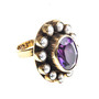 Multi Gem Oval Ring