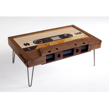 Double Diamond Cassette Tape Coffee Table