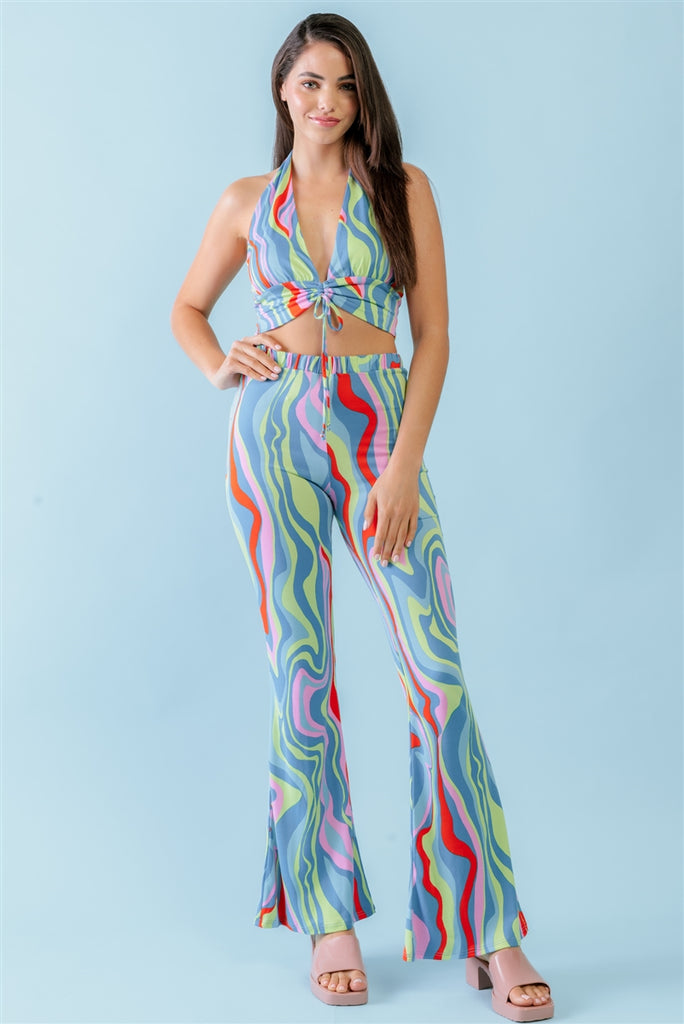 Multicolor Abstract Print H...