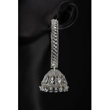 Find Out Perfect Encrusted Indian Necklace Set with Earrings