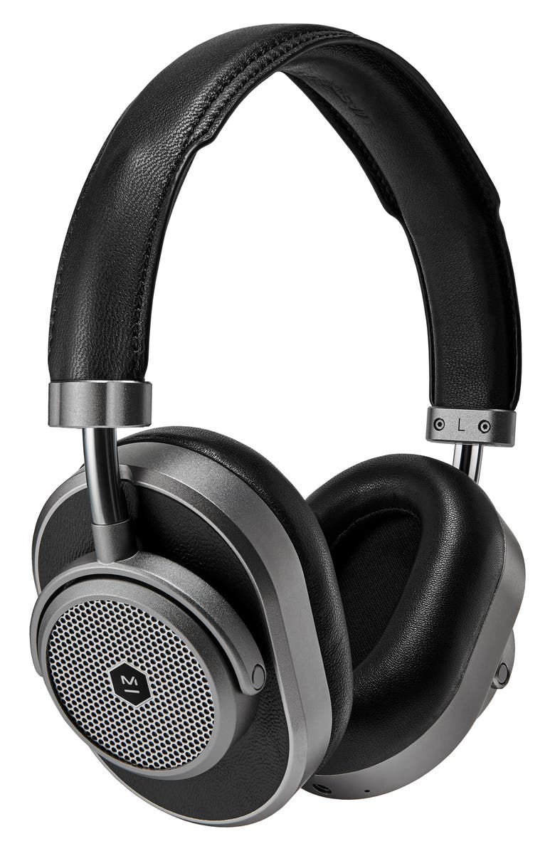 MASTER &amp; DYNAMIC MW65 Active Noise Canceling Over-Ear Headphones, Main, color, GUNMETAL