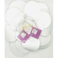 Purple Squared Earrings