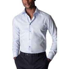 Slim Fit Solid Dress Shirt, Main, color, BLUE