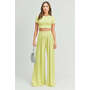 Crop Top And Palazzo Pants Set