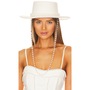 Lovers and Friends Pearl Embellished Hat in White | REVOLVE