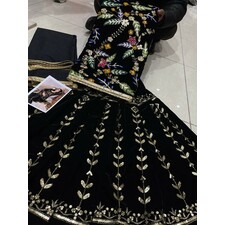 Party Wear Unstiched Suit