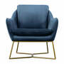 Lucca Velvet Chair - Sapphire