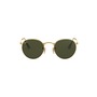 RAY-BAN Icons 50mm Round Metal Sunglasses, Main, color, GOLD/ GREEN