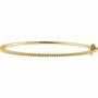 14K Yellow 1/2 CTW Natural Diamond Pavé- 7" Bracelet 