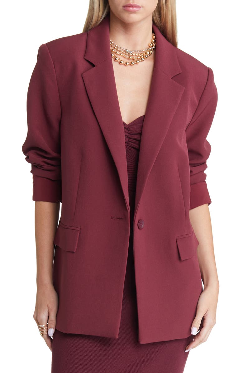 Relaxed Fit Oversize Blazer...