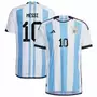 Adidas Men's Lionel Messi Argentina 2022 World Cup Winning Three Star Jersey