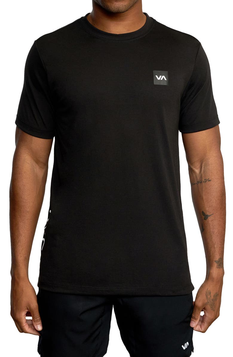 RVCA Men's 2X Performance T-Shirt, Main, color, BLACK