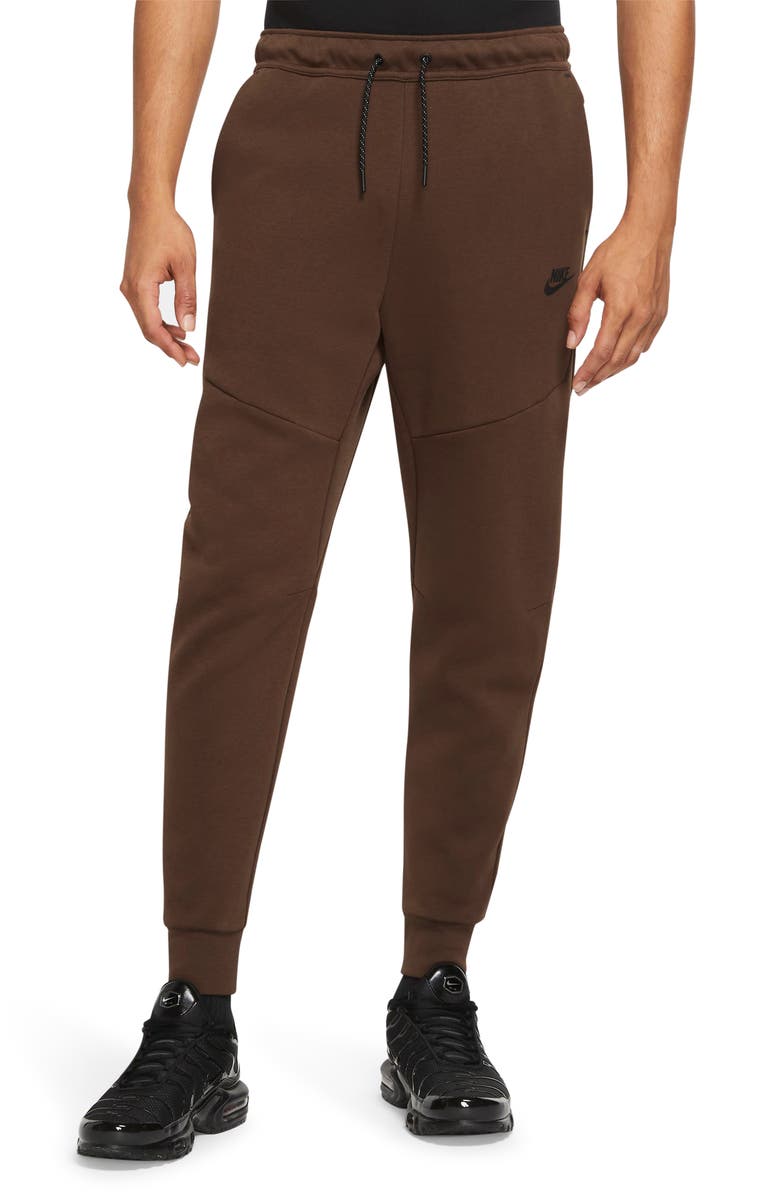 NIKE Tech Fleece Jogger Sweatpants, Main, color, CACAO WOW/ BLACK