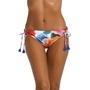 Floral Print Adjustable Loop Hipster Bikini Bottoms, Main, color, MULTI