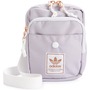 ADIDAS ORIGINALS Utility Festival 3.0 Recycled Polyester Crossbody Bag, Main, color, GREY/ WHITE/ ROSE GOLD
