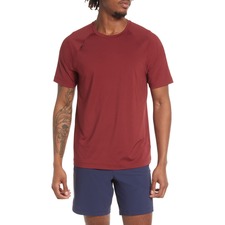 RHONE Reign Short Sleeve T-Shirt, Main, color, SYRAH
