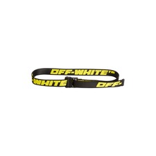 OFF-WHITE Industrial Belt, Main, color, BLACK/ YELLOW