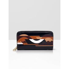 Cubist Collection Leather Wallet
