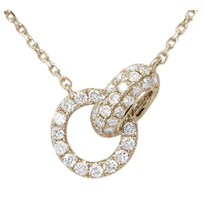An 18k Yellow Gold Diamond Pendant