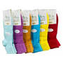 Colorful Socks - Sierra Socks Women Triple Cuff Crew Cotton Colorful Socks 6 Pair Pack