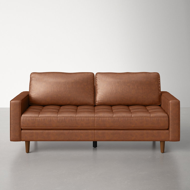 Clark 81'' Leather Sofa
